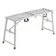 thumbnail image 1 of KFFKFF Job Site Platform, Quad-Level Height Adjustment, Collapsible Alloy Steel Step Stool, Mobile Work Stand, 800 lb Weight Limit, Anti-Slip Rubberized Feet, Painter's Perch, Maintenance, 1 of 9