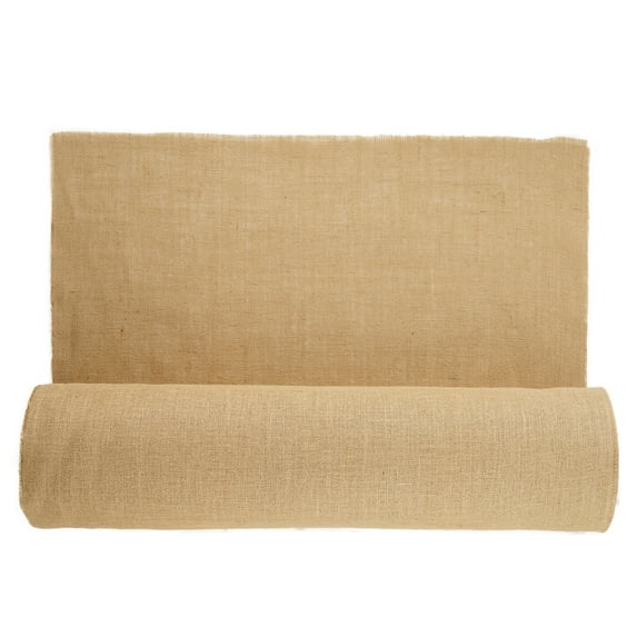 KFFKFF Jute Material Roll, Dimensions of 36” x 150 ft & 50 x 50, Dense and Broad Natural Jute Material Rolls, Burlap Tree Wrap Roll, Ideal for Decoration, Artistic Endeavors, Nuptials, Horticulture