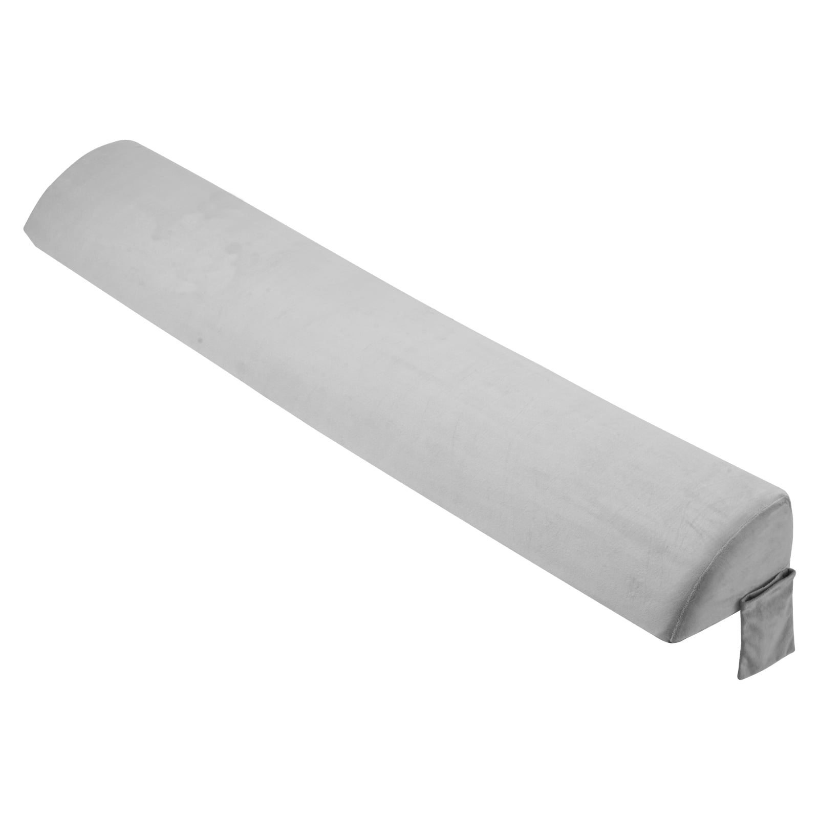 KFFKFF King Size Bed Wedge Pillow for Headboard, 76"x10"x6" Gap Filler, Covers 0-7" Space Between Mattress and Headboard, Plush Backrest Pillow with Side Pocket, Gray