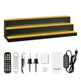 thumbnail image 1 of KFFKFF LED Lighted Liquor Bottle Display Bar Shelf RF & App Control 40" 3-Step, 1 of 9