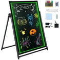 thumbnail image 1 of KFFKFF LED-Lit Notice Board, 32"x24" Erasable Luminous Sign Board with Neon Radiance, Menu Showcase with 8 Vibrant Chalk Markers and Remote Control, Adheres to Safety Regulations, 1 of 8