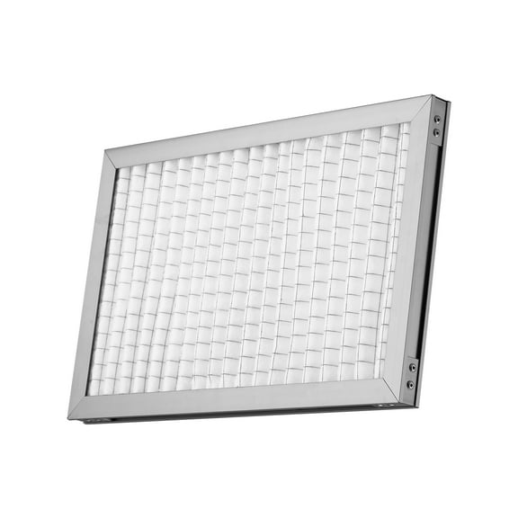 KFFKFF Lab Fume Hood Filter, 14.06 x 8.74 x 0.83 in, Set of 5 Replacement Prefilters for 23.62 x 21.65 in Portable Clean Room, Designed to Trap 3-10μm Particles,Non-Woven Material with Aluminum Frame