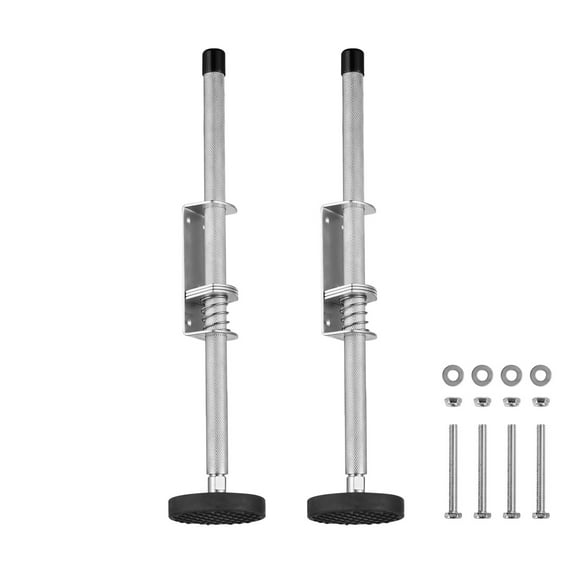 KFFKFF Ladder Leveler, 20-inch Metal, Supports 550lbs, Adjustable Tool for Ladders, Includes Storage, Simplifies Use on Uneven Terrain, Accessory for Extension Ladders