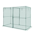 thumbnail image 1 of KFFKFF Large Crop Cage, 7.8 x 3.9 x 5.9 ft Plant Protection Tent with Zippered Door, Durable and Wind-Resistant Design, Simple Installation, Outdoor Cover for Raised Beds, 1 of 9