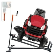 KFFKFF Lawn Mower Lift Jack, 880 Lbs Weight Capacity, with Manual Lever & Power Tool Grip for Riding Lawn Mowers, ATVs, and Garden Tractors