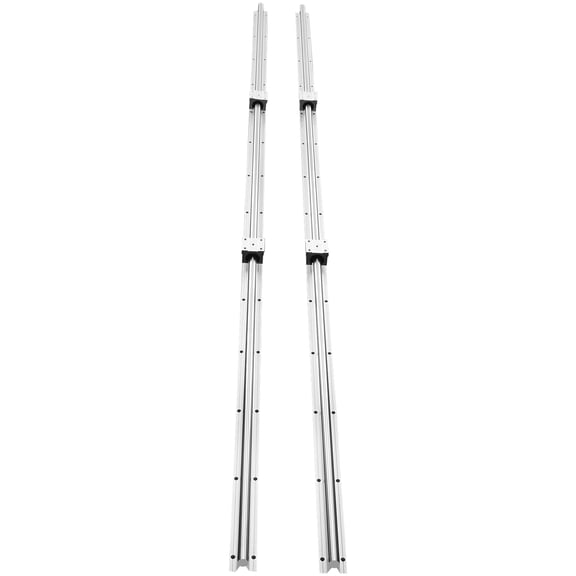 KFFKFF Linear Guide Set, SBR16 2000mm, Comes with Two 78.7-inch SBR16 Rails & Four SBR16UU Blocks, Perfect for DIY Automation Gear & CNC Machines