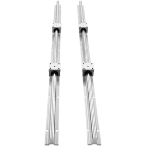 KFFKFF Linear Rail Kit, SBR20 800mm, Includes 2 PCS 31.5 in SBR20 Rails & 4 PCS SBR20UU Blocks, Suitable for CNC Machines, Automation Systems, and DIY Projects