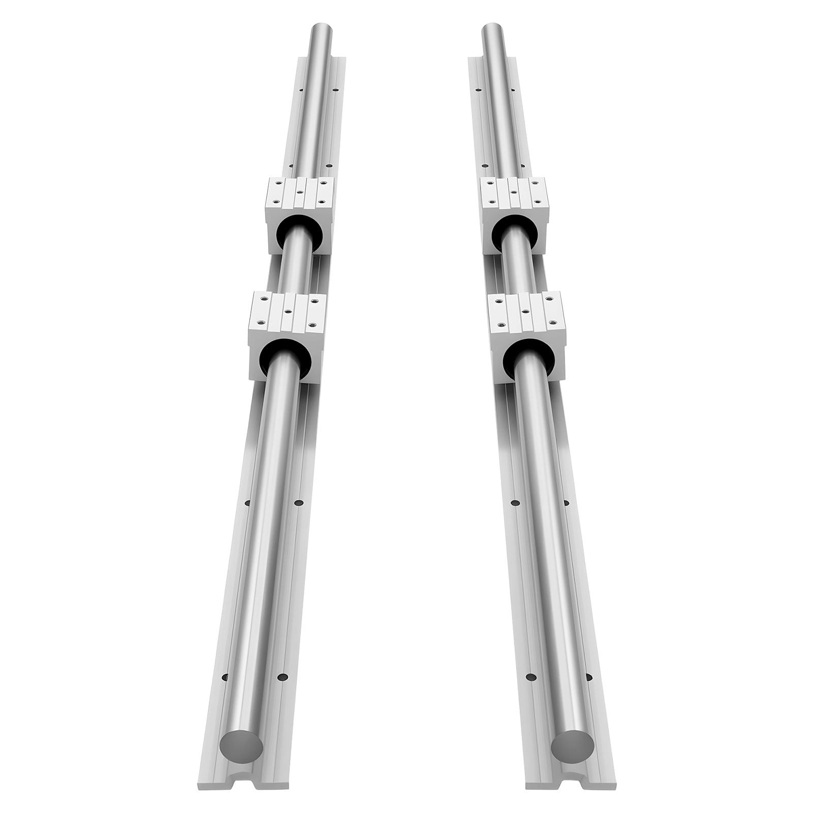 Point Supported Rails KFFKFF Linear Rail Kit, SBR25, Includes 2 Pieces of 1200 mm (47.24 inch ...