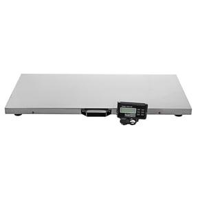 KFFKFF Livestock Scale 700LBS, Large Platform 40.6x20.9Inch Stainless Steel Veterinary Scale, Industrial Floor Scale for Animals, Pet Digital Scale for Dogs, Pigs, Goats, and Other Livestock