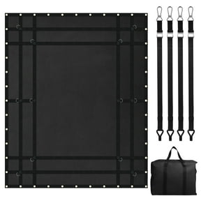 KFFKFF Load Net, Dimensions 96x81 inches, Robust Freight Net for Truck Bed, 4 Modifiable Straps with Carabiners and Rubberized Hooks, Long-lasting, Appropriate for Pickup, Jeep, Truck, SUV, Boat