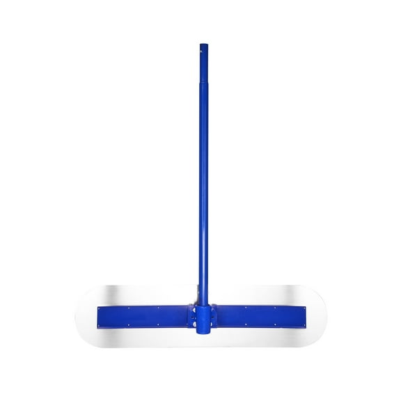 KFFKFF Magnesium Bull Float for Concrete, Dimensions 47.24 x 7.28 Inch, Rounded Edge Tool with 4 Interchangeable Aluminum Alloy Handles, Suitable for Diverse Industrial Cement Finishing Tasks