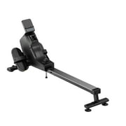 KFFKFF Magnetic Rowing Machine with 16 Adjustable Resistance Levels, Foldable Design for Home Use, 350 lbs Capacity, Smooth Pulley System, Bluetooth App Integration, and LCD Display