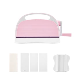 KFFKFF Manual Die Cutting and Embossing Machine, 3" Opening, Compact Design with Cutting Plates, Comfortable Handle, Space-Saving, Ideal for Arts, Crafts, Scrapbooking, Card Making, and DIY Projects