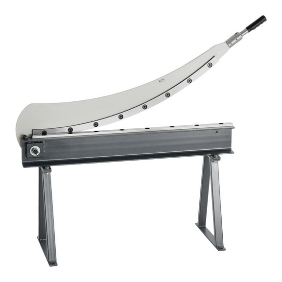 KFFKFF Manual Guillotine Shear, 39-inch Bed Width Benchtop Cutter for Metal Sheet Processing, Crafted from Q235 Material, Designed for Precision Cutting, Includes Stand, Suitable for PCB Boards