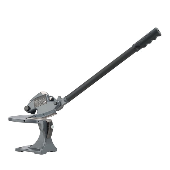 KFFKFF Manual Sheet Metal Shear, Throatless Benchtop Cutter with Durable Steel Frame, Versatile Hand Tool for Cutting Steel, Copper, Aluminum, and Rebar up to 0.07 in Thickness