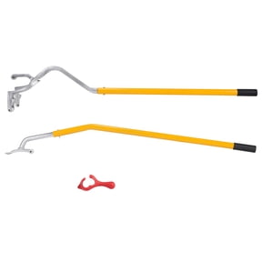 KFFKFF Manual Tire Change Kit, 22.5-24.5 inch, Steel Construction, Includes Tubeless Truck Bead Breaker, 3 Piece Set, Orange