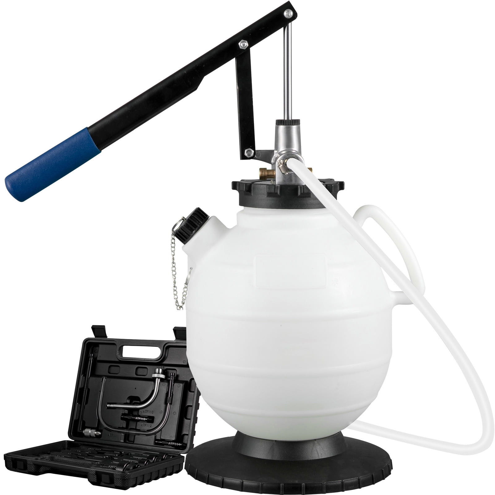 VCT 7L Manual Transmission Fluid Hand Pump With 15 Adapters - Fits Ford, BMW, VW, Honda, Toyota & More
