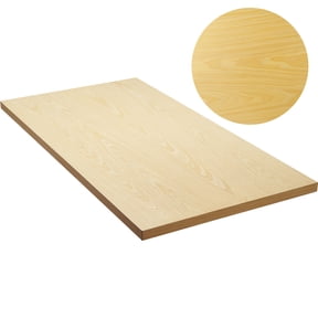 KFFKFF Maple Desk Surface, Supports 330 lb, Dimensions 59.1" x 29.5" x 1.5", Fits Electric Adjustable Desk Frames, Rectangular, Durable Single Maple Piece for Office & Home Use