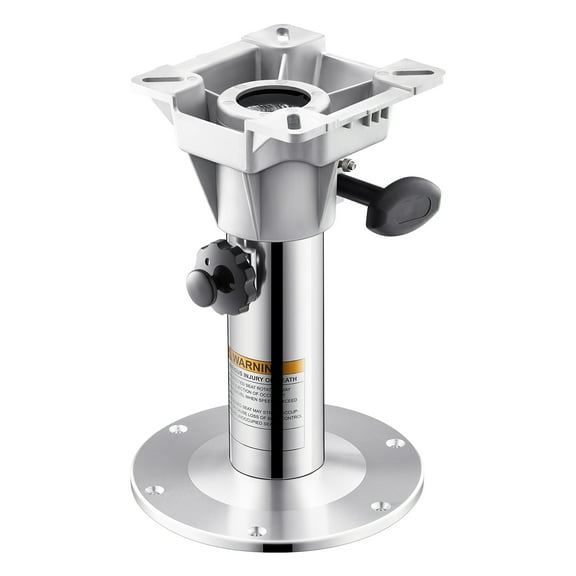 KFFKFF Marine Seat Stand, Height Alteration Range 12.76 to 18.7 Inches, Constructed from Aluminum Alloy with Secure Lock Mechanism, Resistant to Water and Rust, Perfect for Angling