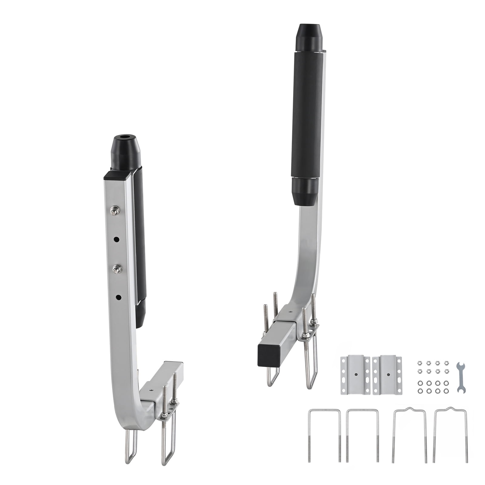 KFFKFF Marine Trailer Guide Set, 20.5” Flexibly Adjustable Poles, Pair of Galvanized Steel Anti-Rust Guides, Durable Roller Support for Ski, Fishing, or Sailboat Trailers 2024