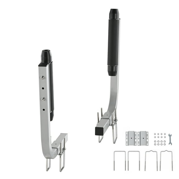 KFFKFF Marine Trailer Guide Set, 20.5” Flexibly Adjustable Poles, Pair of Galvanized Steel Anti-Rust Guides, Durable Roller Support for Ski, Fishing, or Sailboat Trailers 2024