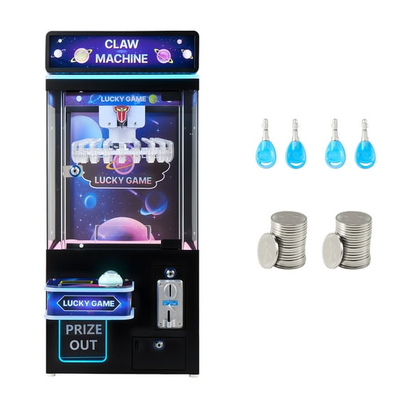 KFFKFF Medium-Sized Claw Crane Machine All Ages Black and Purple