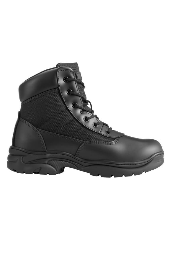 Men's 6-Inch Tactical Combat Boots, Lightweight and Durable Hiking and Work Footwear, Breathable Design for Outdoor Activities, Security, and Mountaineering, US Size 10.5