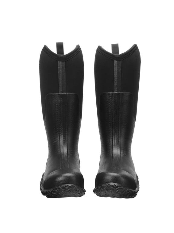 Men's Rubber Boots with Steel Toe, Safety Footwear, Water-Resistant for Angling and Rain, Outdoor Slip-Resistant Work Shoes, Lightweight yet Sturdy, Ideal for Industrial, Building, Agriculture