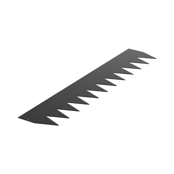 KFFKFF Metal Garden Border, Trio Set 40 x 8 inches, Resilient Against Rust, Flexible Landscaping Edge, Robust Grass Divider, Simple Installation, Black Divider for Flower Bed, Yard, and Pathway