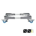 thumbnail image 1 of KFFKFF Mini Fridge Stand 400 lbs Load 4 Wheels Adjustable Washing Machine Stand, 1 of 9