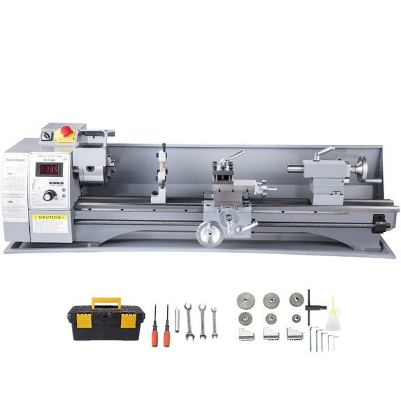 KFFKFF Mini Metal Lathe Machine, 210x720, 2500 RPM Variable Speed, 750W Brushless Motor, Precision Tool for Metal Turning and Milling Applications