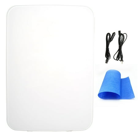 KFFKFF Mini Refrigerator 10L 12 Cans Skin Care Product Refrigerator AC/DC Mini Cosmetic Refrigerator