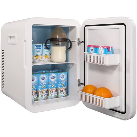 KFFKFF Mini Refrigerator 20L 22 Cans Skin Care Product Refrigerator AC/DC Mini Cosmetic Makeup Refrigerator