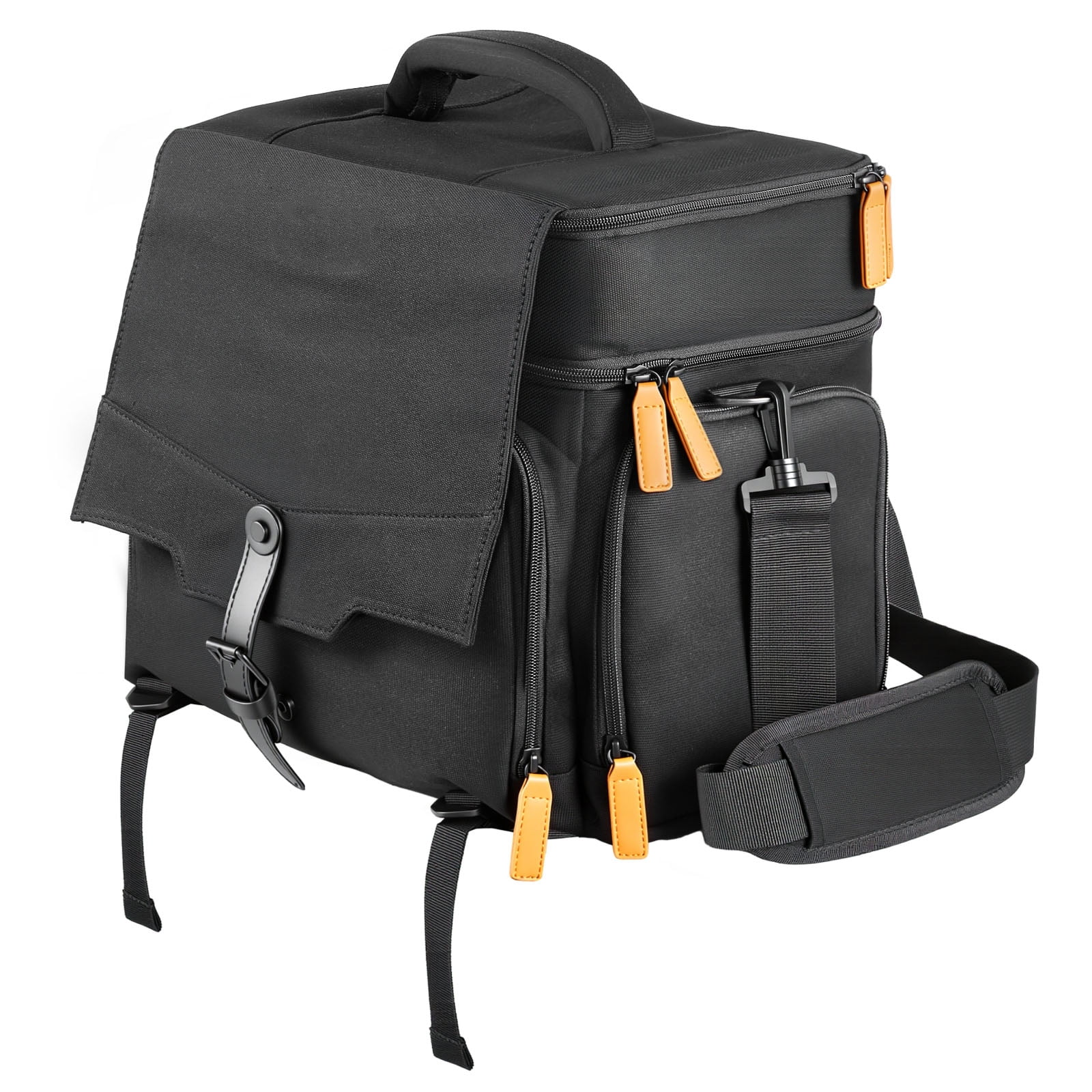 KFFKFF Miniature Storage and Transport Bag, Holds 16 Infantry Figures, Carrying Case with Handle & Adjustable Shoulder Strap, Includes Foam Layer for Ample Storage (Figures Not Included)