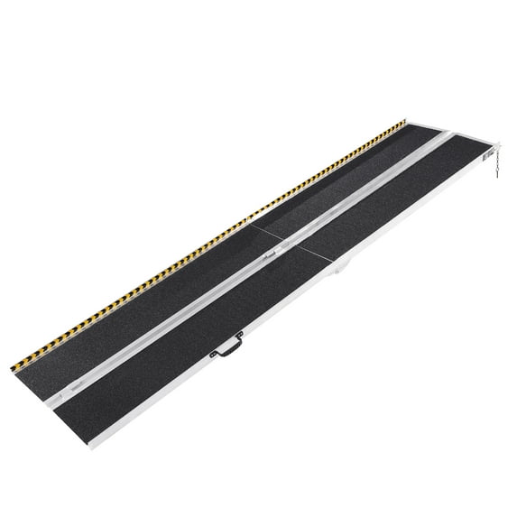 KFFKFF Mobile Accessibility Ramp, 10 ft with 800 lbs Load-Bearing, Anti ...