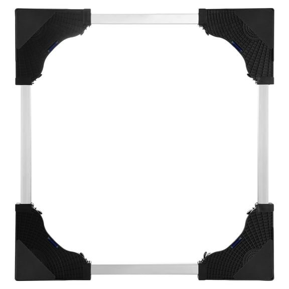 KFFKFF Mobile Base for Refrigerator, Supports up to 1100 lbs, Equipped with 8 Secure Twin Wheels and 4 Brakes, Adjustable from 27.5 to 35.4 Inches, Furniture Dolly Suitable for Washer, Fridge