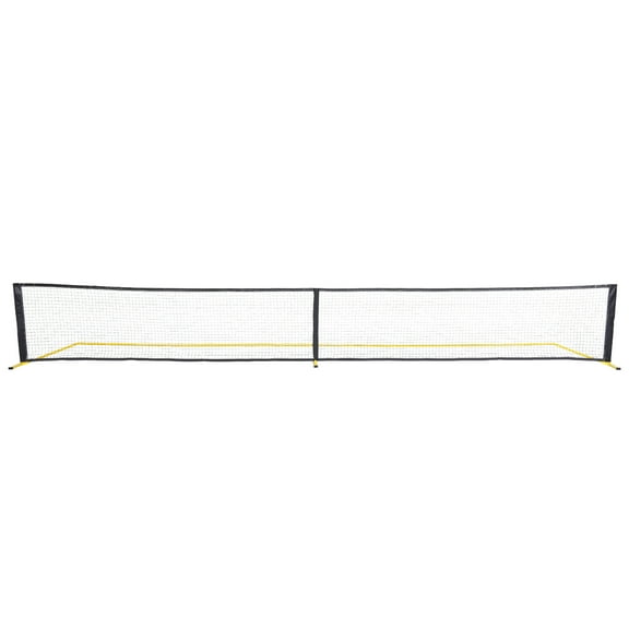 KFFKFF Mobile Pickleball Network System, 22FT Standard Dimension Net, Durable Against Weather Conditions with Sturdy Metal Structure & Robust PE Net, Recreational Outdoor Sports Net