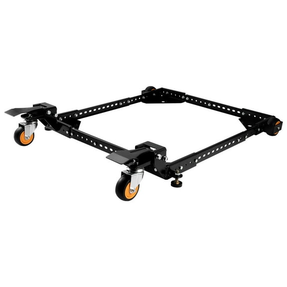 KFFKFF Mobile Stand, Supports up to 650 lbs, Flexibly Expands 12"x12" to 36"x36", Durable Universal Base with Casters for Woodshop Gear, Bandsaws, and Machinery