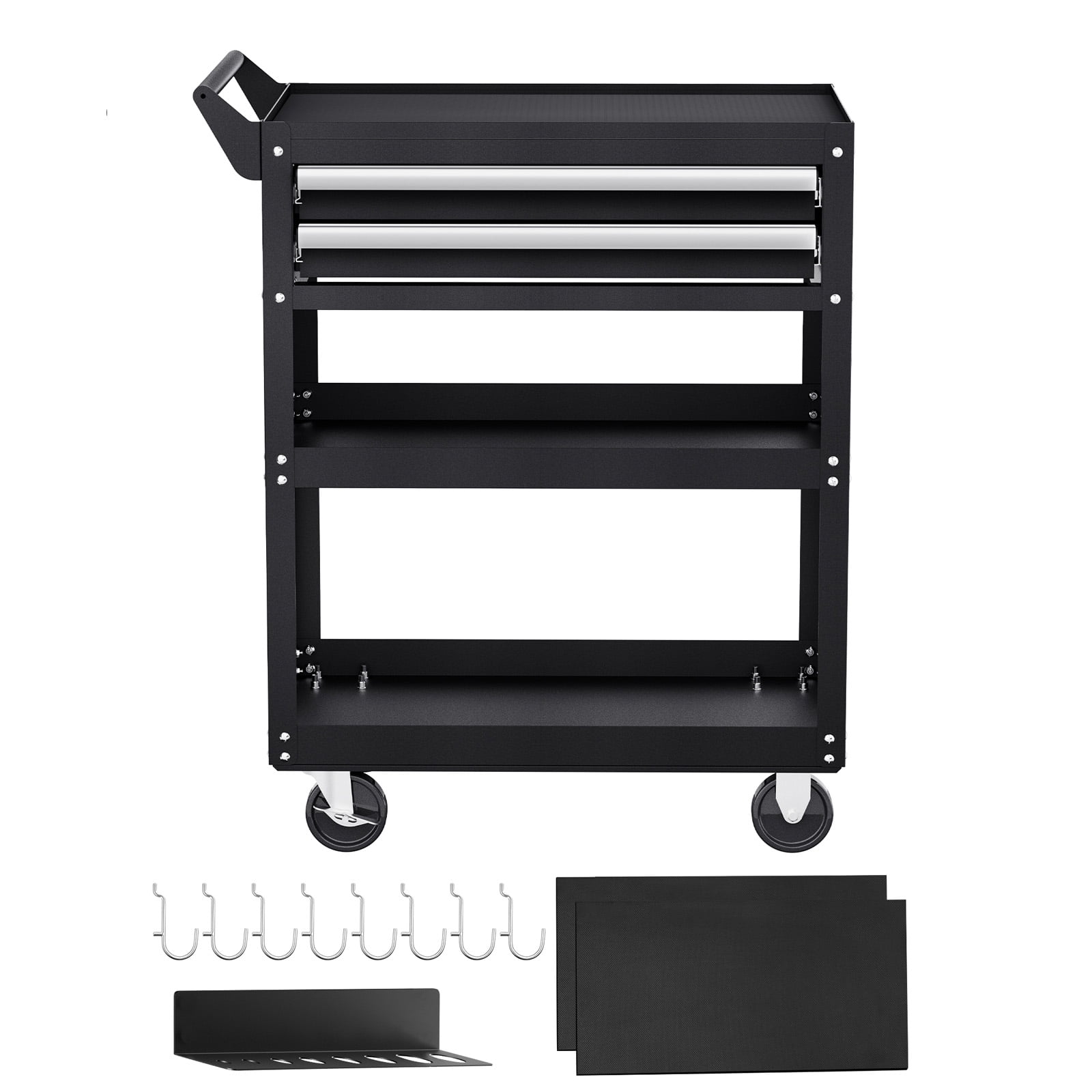 KFFKFF Mobile Tool Trolley, 5-Level, 400 lbs Weight Limit, Equipped ...