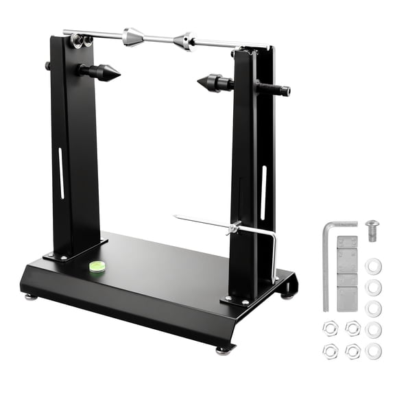 KFFKFF Motorcycle Wheel Balancer, 88.2 lbs Capacity, Tire Balancing and Truing Stand with Adjustable Centering Cones and Truing Pointer, Suitable for Motorcycles and Bicycles, 35-Inch Wheel Diameter