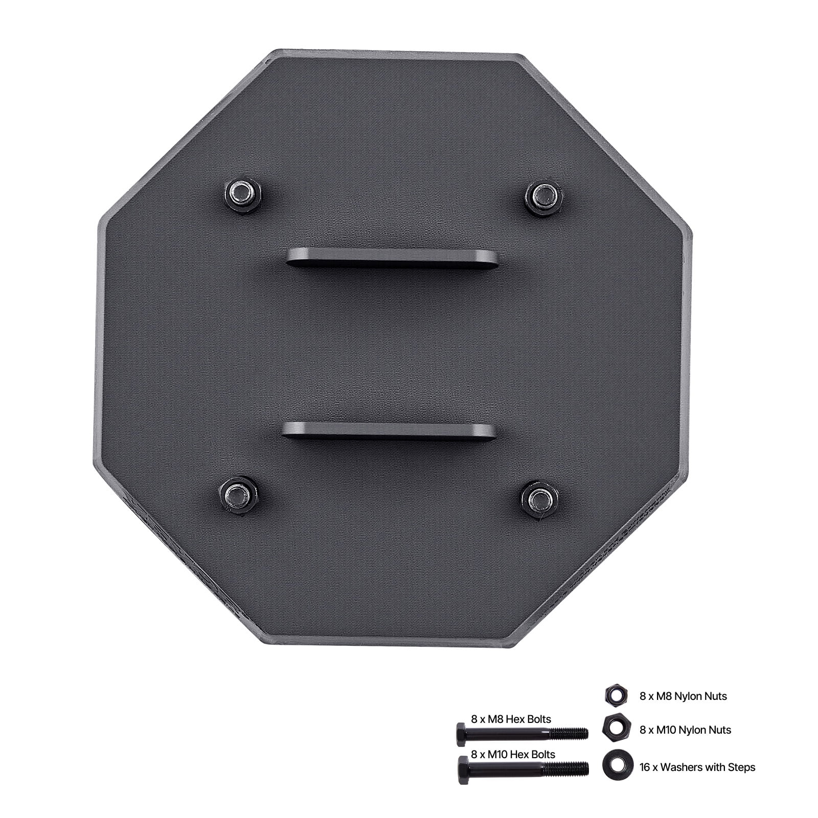 KFFKFF Motorhome Leveling Blocks, Set of 4, Rubberized Support Pads ...