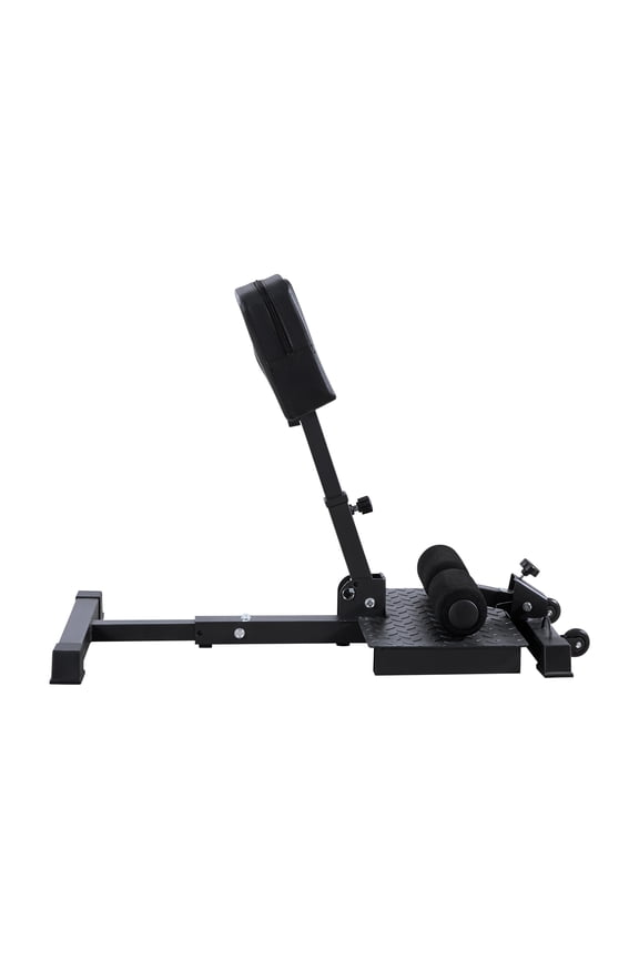 Multi-Function Sissy Squat Machine, Adjustable Deep Squat Bench for Leg and Core Training, Foldable Workout Equipment for Home Gym, Ideal for Strengthening Legs, Glutes, and Waistline, Black