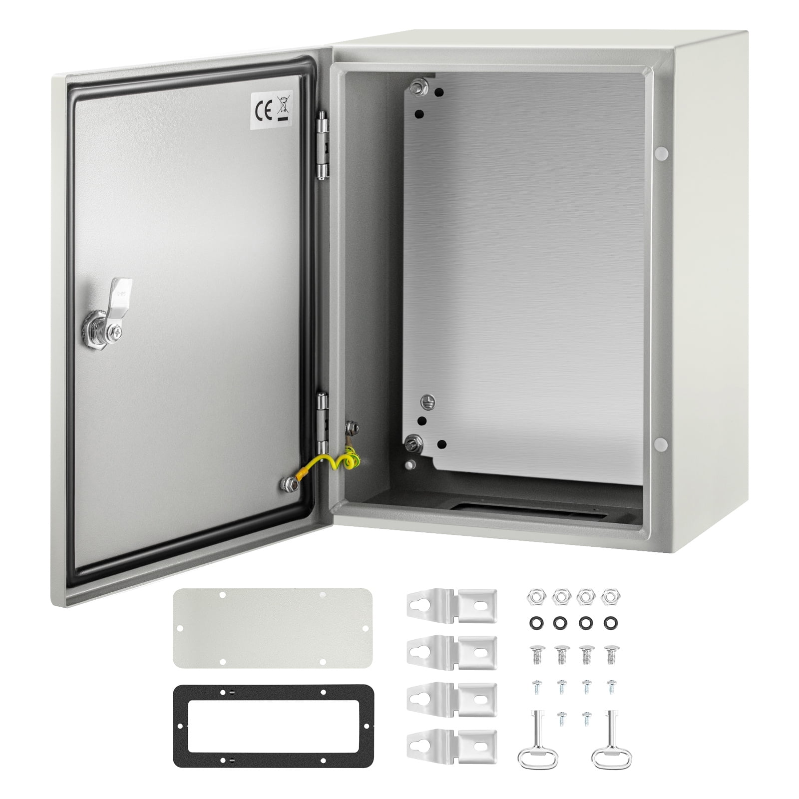 KFFKFF NEMA Steel Housing, Measures 16x12x8 inches, NEMA 4X Steel Electrical Box, IP66 Certified for Water and Dust Protection, Appropriate for Exterior and Interior Applications