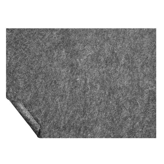 KFFKFF Non-Slip Rug Pad with Protective Cushioning, 8' x 10', 1/2" Thick, Made from 100% Polyester Felt, 7-8 Comfortable Carpet Padding for Various Floor Types, Gray