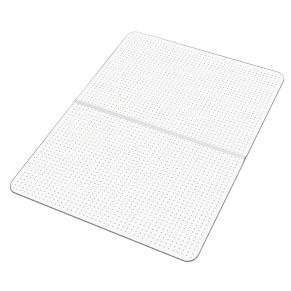 KFFKFF Office Chair Mat, 36 x 48-inch Floor Protector for Carpeted Surfaces, Durable Plastic Mat with Studded Backing, Non-Slip Design, Easy to Maintain, Smooth Movement for Home or Office Use