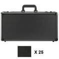 thumbnail image 1 of KFFKFF Organized Card Storage Box, 5 Compartments, Sports Card Holder Transport Case with Numerical Lock and Foam Separators, Suitable for 162 PSA Graded Cards, 115 BGS Cards, 130 SGC Cards, 1 of 9
