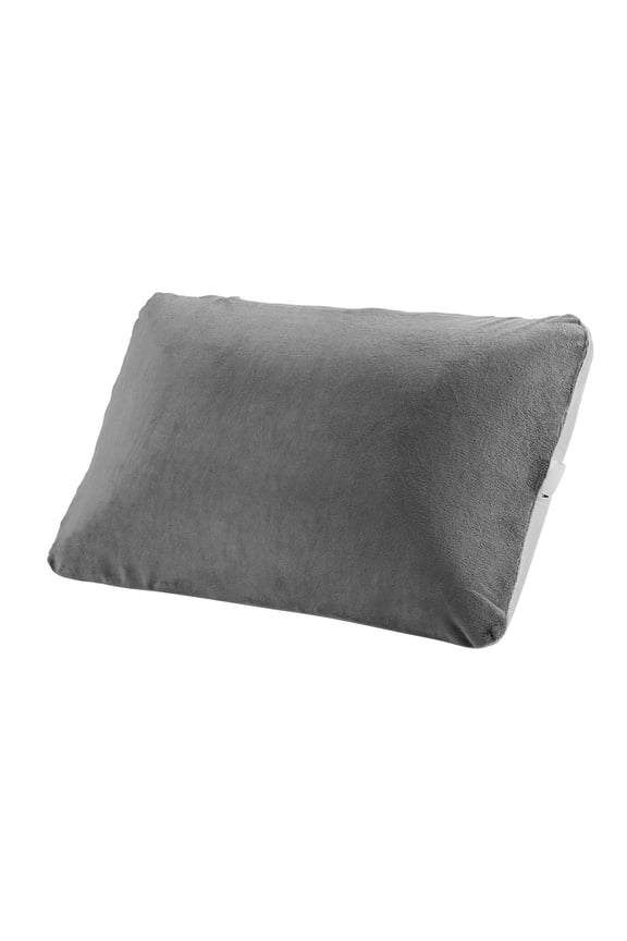 Outdoor Cushion, Travel-Friendly Memory Foam Pillow with Two-Faced Cover, Compact Hiking Pillows with Detachable & Cleanable Cover Plus Carry Bag, Ideal for Camping, Plane Trips, Trekking