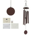 thumbnail image 1 of KFFKFF Outdoor Wind Chimes, 45 inches, Rich Sound Wind Chimes with 6 Tubes, Distinctive Large Commemorative Wind Chimes for Anniversary,Remarkable Exterior Decoration for Your Terrace,Backyard,Bronze, 1 of 9