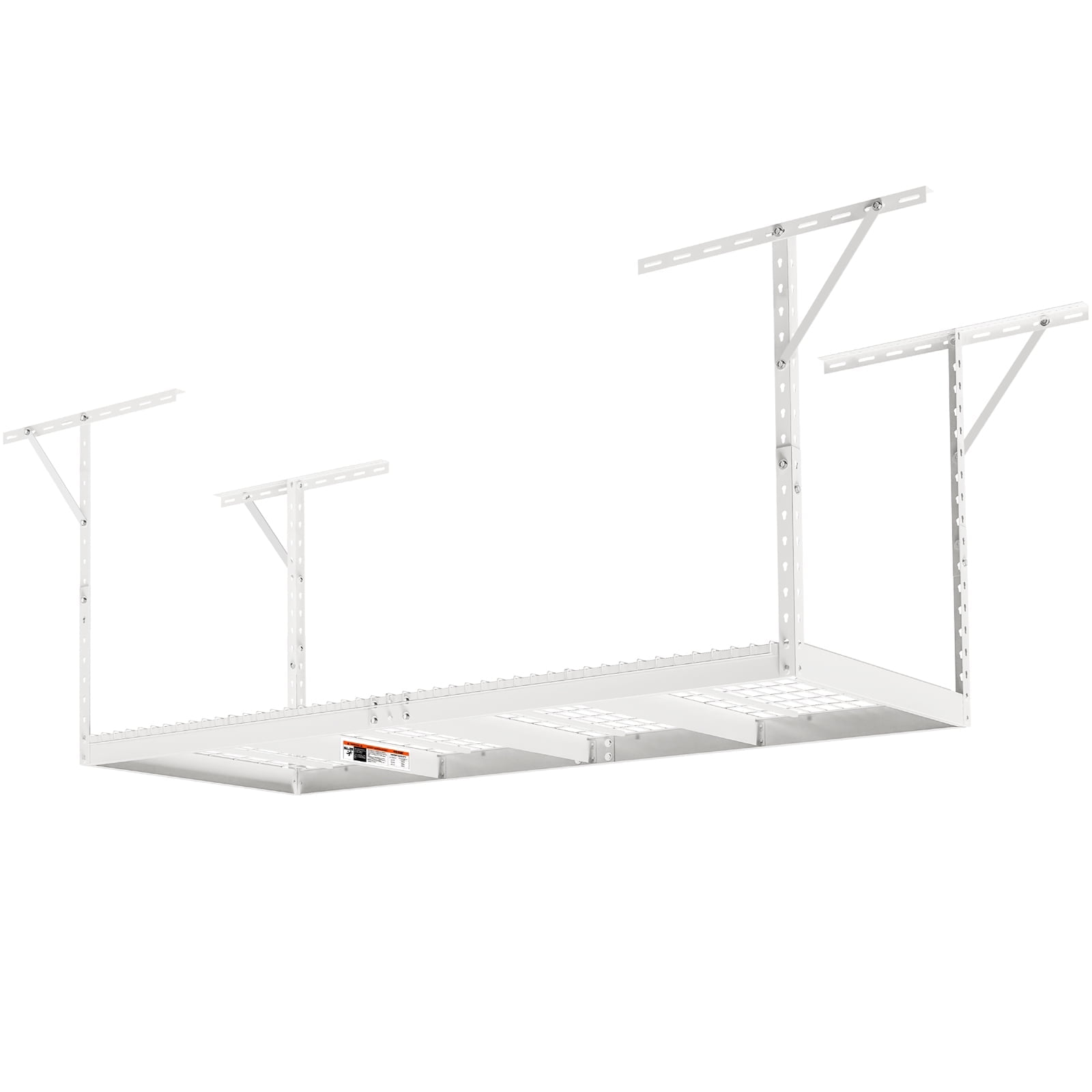 KFFKFF Overhead Adjustable Garage Storage Rack 36x96" Ceiling Rack 600lb White