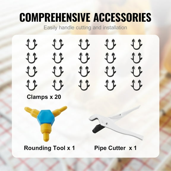 KFFKFF PEX-AL-PEX Tube Aluminum-Plastic Composite Pipe 984ft Oxygen Barrier Tube